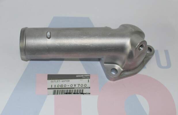 OEM Genuine Themostat water outlet pipe to fit Nissan GQ & GU Patrol with TD42, TD42T & TD42TI engines