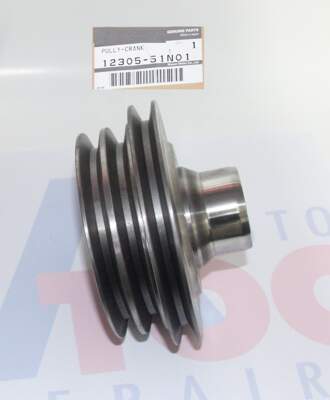 OEM Genuine Front crankshaft pulley to fit Nissan GU Patrol with TD42T and TD42TI engines factory turbo engines