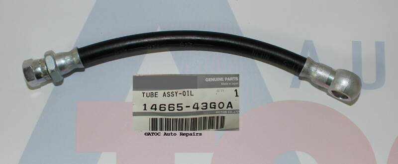 OEM Genuine Vacuum pump oil supply line to fit Nissan GQ patrol with TD42 engine