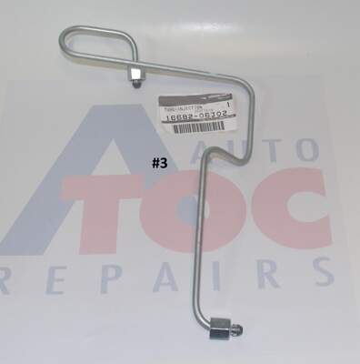 OEM Genuine Injection pipe to fit Nissan TD42, T & TI engines number 3 cylinder