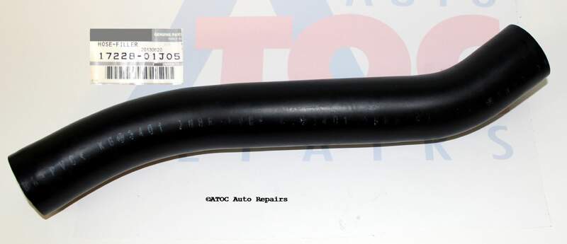 OEM GENUINE Fuel Tank Filler hose to fit Nissan GQ Patrol Wagon. This hose joins the filler neck to the fuel tank.