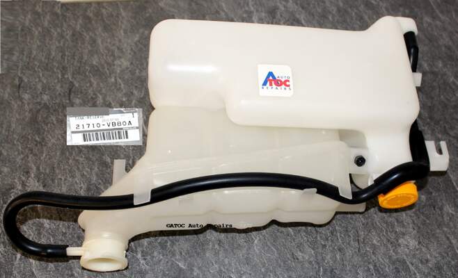 Genuine OEM Radiator Header Tank and overflow Bottle to fit Nissan GU Patrol WAGON with TD42TI & ZD30 engine *** see further information***