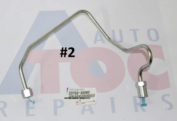 OEM Genuine Injector #2 PIPE to fit Toyota 1KD-FTV engine fitted in Hilux and Prado models this pipe fits number TWO injector