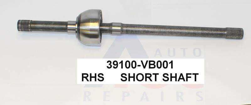 OEM Genuine CV Joint and Axle to fit Nissan GU Patrol RHS ( short  shaft )