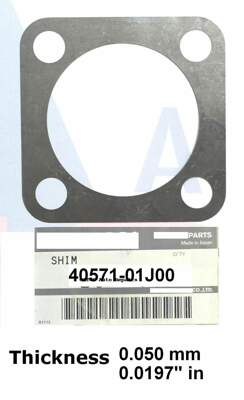 OEM Genuine swivel housing bearing preload adjusting shim .050 mm, .0197