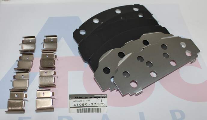OEM Genuine FRONT Brake Pad Caliper hardware kit to fit Nissan GQ Patrol with Twin Piston EFI Brake calipers