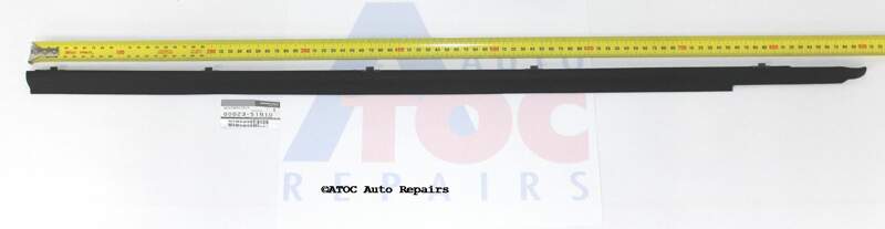 OEM GENUINE Weather strip to fit GQ Patrol Left Hand Front door ( outer ) with ELECTRIC mirrors and no 1/4 vent window