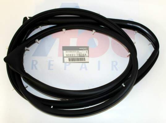 Genuine OEM Back Door seal LHS ( passenger side ) fits all wagons up to 2013, it includes all the clips to attach it to the door.