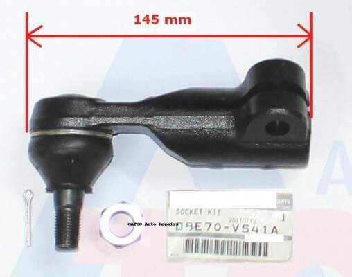 OEM Genuine Tie rod end to fit Nissan GU Patrol LHS Wagon 6/2001 > 8/2004, Cab chassis  6/2001 > 9/2011.(145mm long)