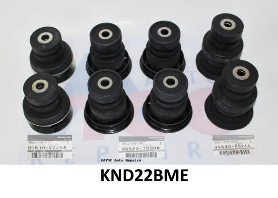 OEM Genuine Body Mount set to fit Nissan Navara D22 DUAL CAB built     BEFORE     4/2004