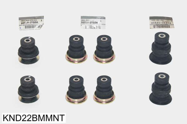 OEM Genuine Body Mount set to fit Nissan Navara D22 DUAL CAB built Thailand    *** see further information***