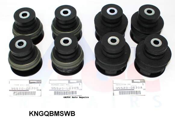 OEM Genuine BODY Mount kit to fit Nissan GQ Patrol  SWB