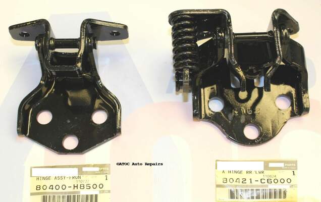 OEM Genuine LH FRONT Door hinge SET to fit Nissan GQ Patrol
