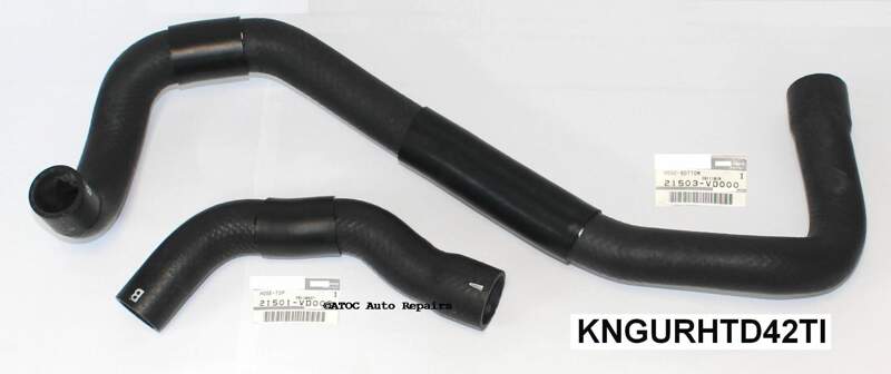 OEM Genuine Radiator hose set to fit Nissan GU Patrol with TD42TI engine