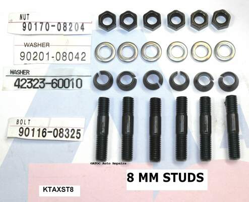 OEM Genuine Axle Stud set 8 mm