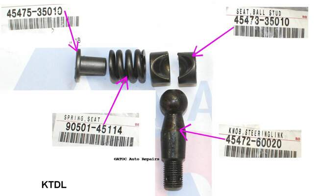 OEM Genuine Drag Link KIT to fit Toyota Landcruiser FZJ75, HZJ75, HZJ78,HZJ79,HDJ78,HDJ79