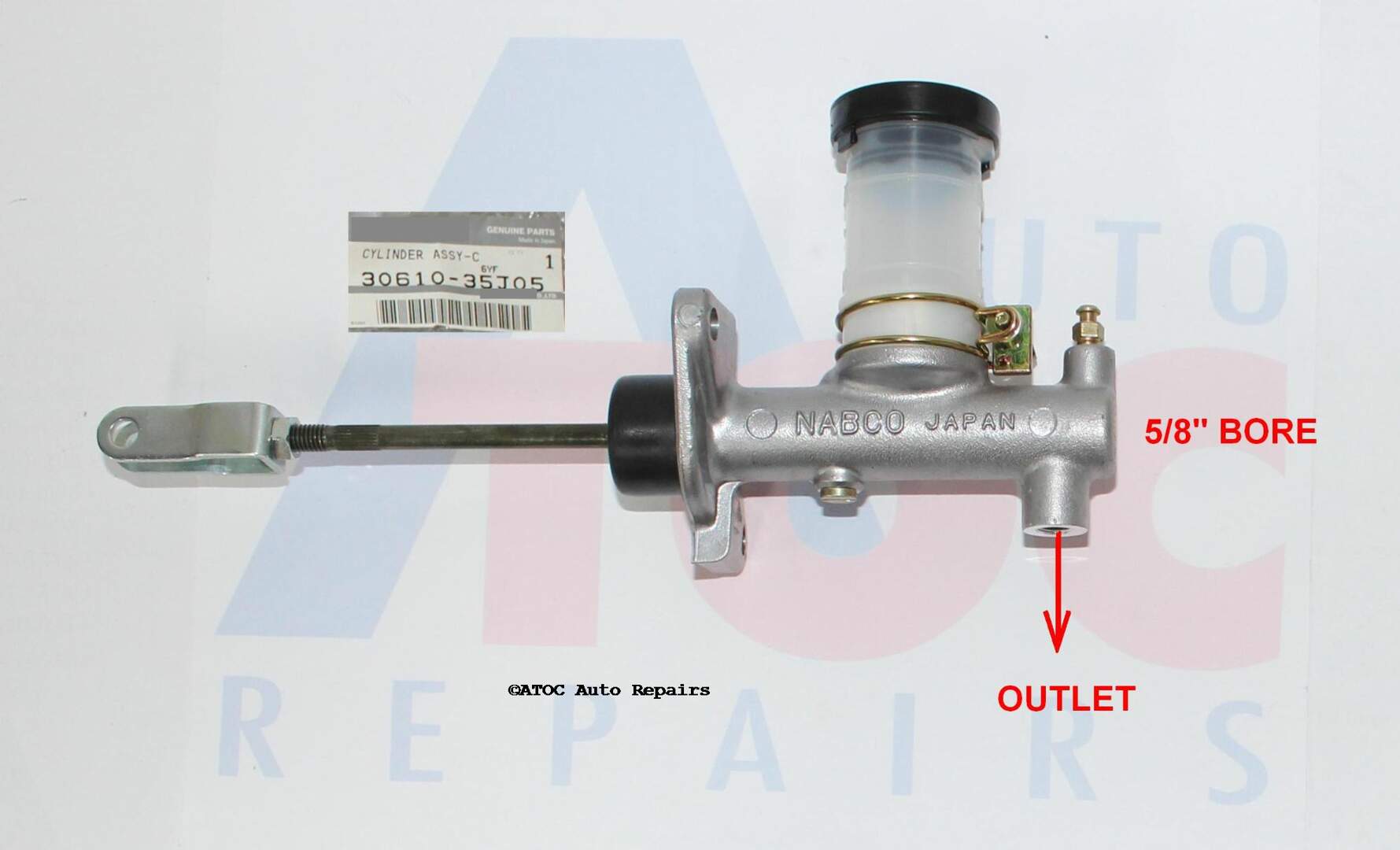 GENUINE NISSAN clutch master cylinder GQ Patrol for cars THAT DO NOT