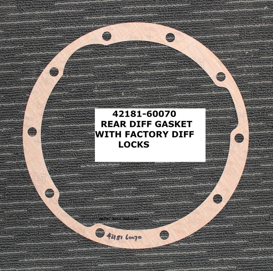 OEM Genuine REAR Diff mounting GASKET to fit Toyota Landcruiser WITH a