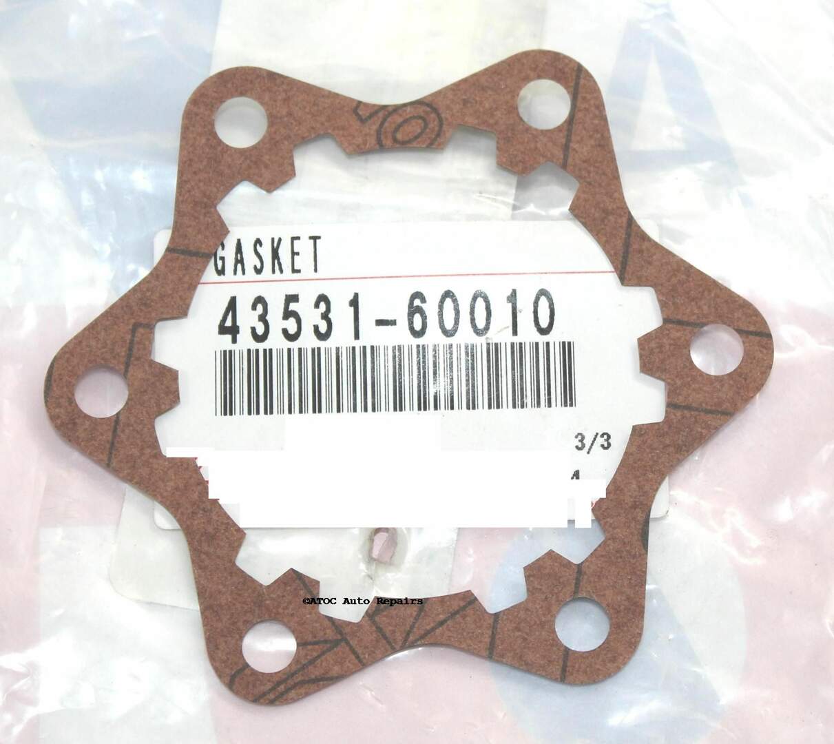 OEM Genuine free wheeling hub GASKET to fit Toyota Aisin Hubs ATOC