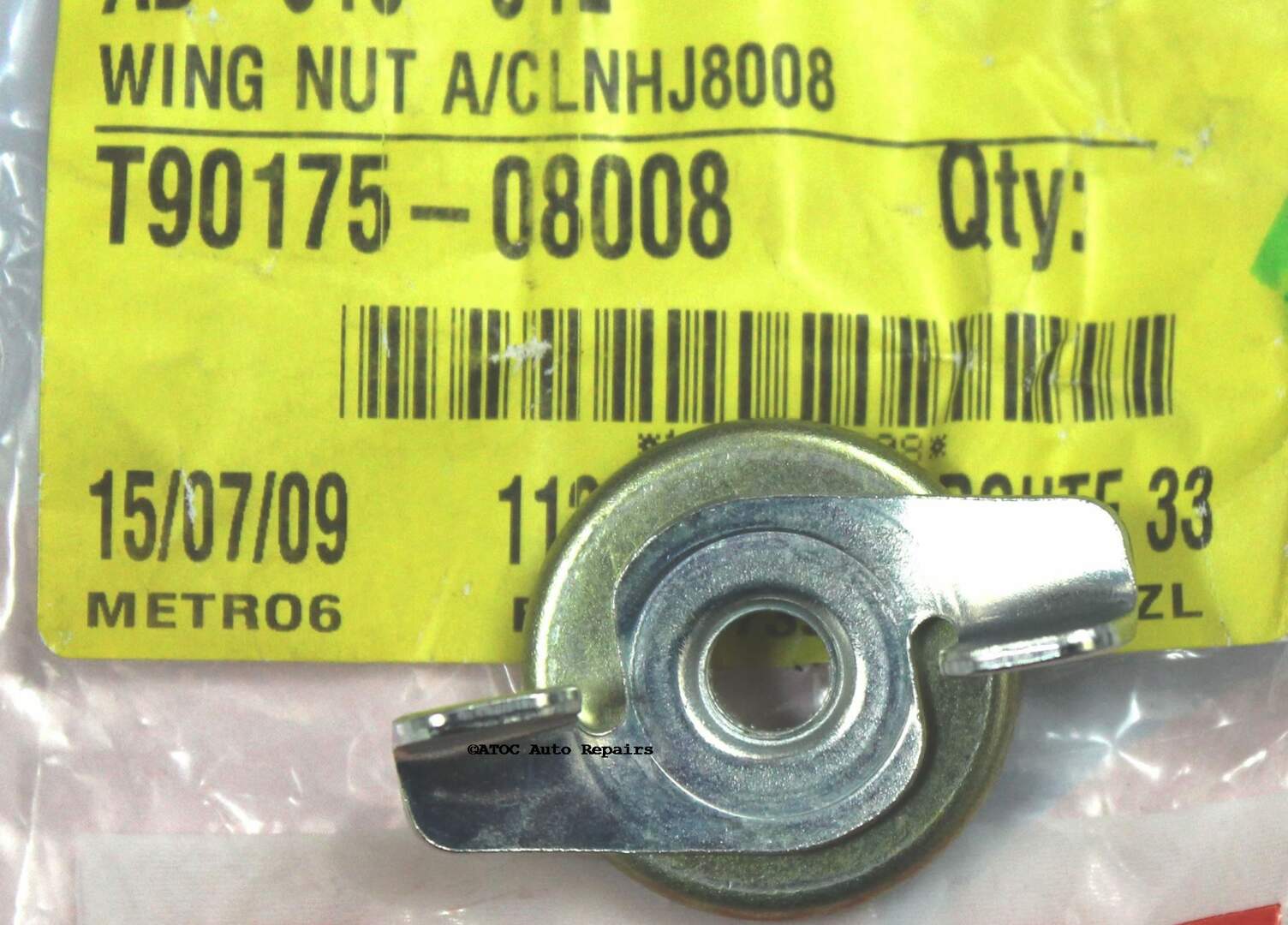OEM Genuine Air filter Wing NUT. ATOC Auto ATOC Auto