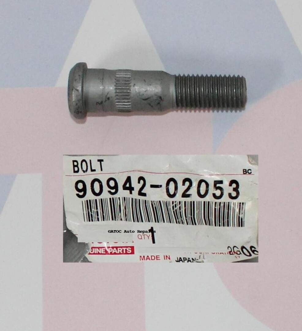 OEM GENUINE FRONT Wheel stud to fit Toyota Landcruiser & HILUX models