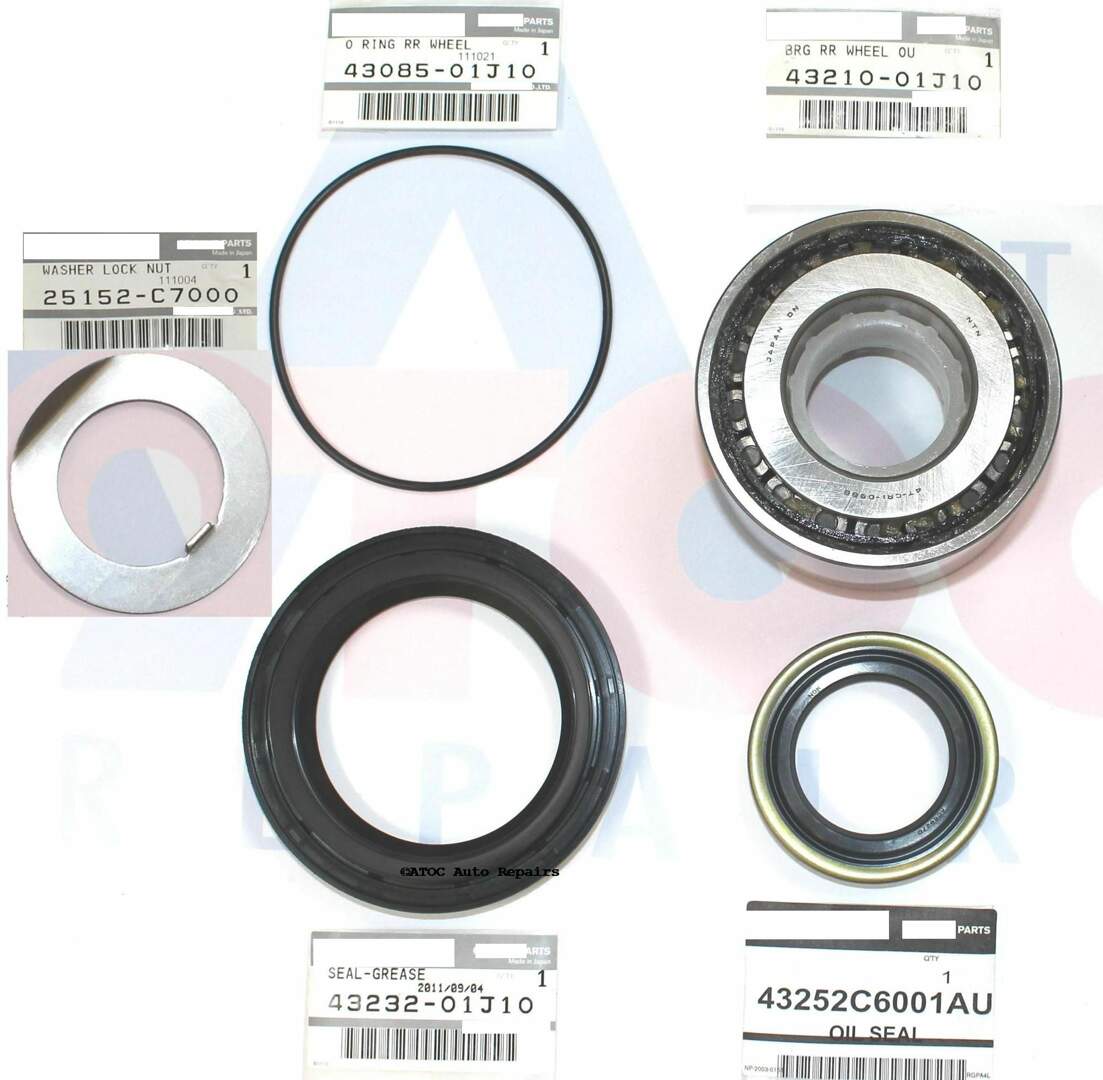 GENUINE NISSAN REAR Wheel bearing kit ( disc brake ) to fit Nissan GQ